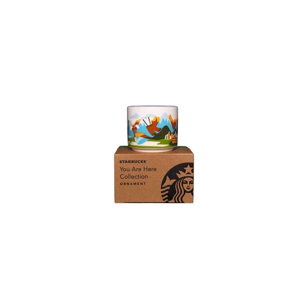 Starbucks You Are Here Austria Espresso Mug Ornament 2oz Ceramic New Collectible
